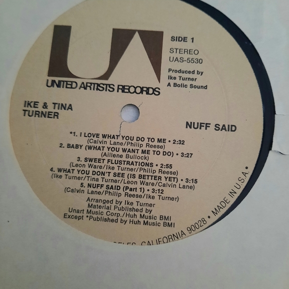 Ike & Tina Turner- 'Nuff Said, Vinyl LP 1971 - Picture 7 of 8